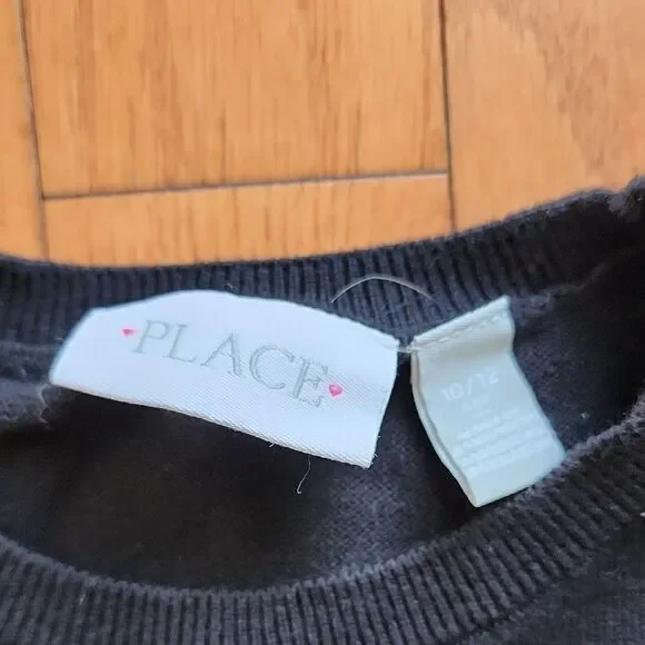 Girl's The Children's Place Smiley Sweater - Girl's Size 10/12 - Picture 2 of 4